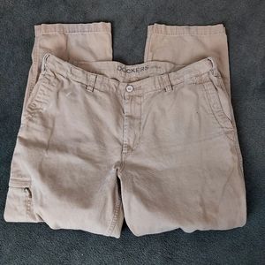 Dockers Classic Fit Tan Pants 40x32 Painter Workwear Construction
